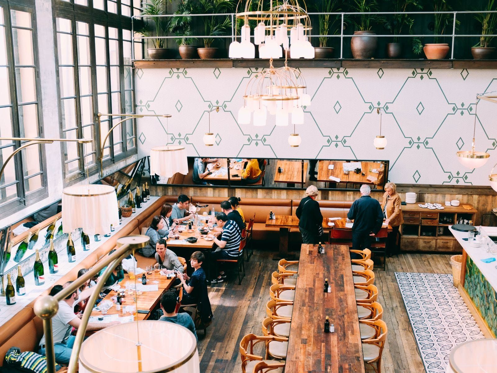 Sala de un restaurante